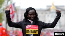 Pobednica maratona Meri Kejtani