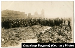 Братаньне ля Крэўскага замка, сьнежань 1917 году