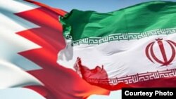 Iran-Bahrain flags