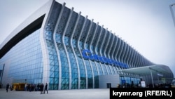 Новый терминал Симферопольского аэропорта ‒ место для стоянки самолета «Мрія»