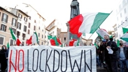 Građani Rima protiv zatvaranja, Italija, 30. oktobar