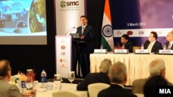 Премиерот Никола Груевски во роуд шоу за привлекување странски инвестиции во Индија.