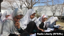 Afghan schoolgirls in Kunar Province