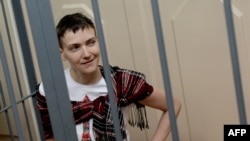 Надежда Савченко в суде, 26 марта 2015 года