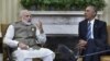 Indian Prime Minister Narendra Modi speaks during a bilateral meeting with U.S. President Barack Obama at the White House in Washington on June 7.