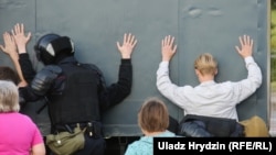 Belarusian security forces have detained thousands of people during the postelection protests.