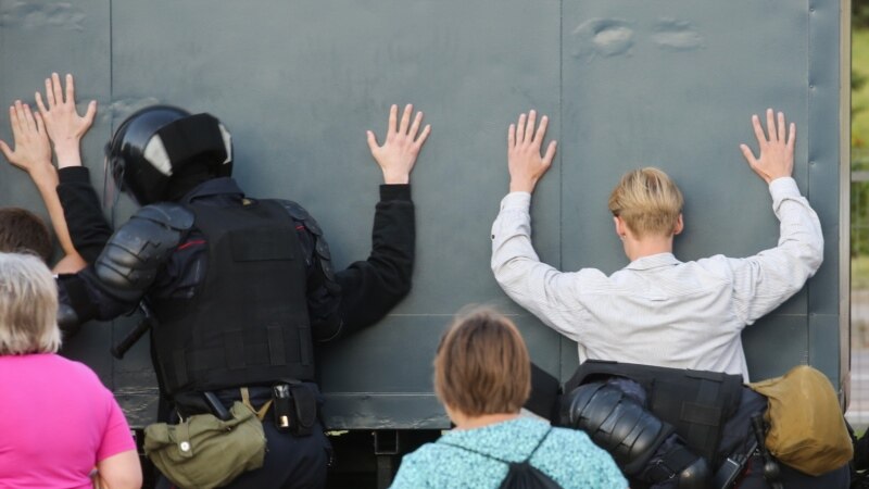 Беларус милициясе протест 