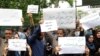 «دستگیری» تعدادی از معلمان معترض در برابر مجلس در تهران