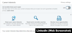 Linkedin дозволяє виставити преференції у пошуку роботи, що полегшить цей процес