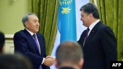 Президенти Казахстану та України 