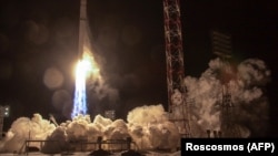 Запуск ракети-носія «Зеніт» з космодрому «Байконур». Казахстан, грудень 2017 року