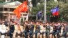 Военный парад в оккупированном Донецке в 2020 году