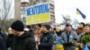 UKRAINE – Protest action against Russian invasion to Ukraine in the city of Melitopol captured by the Russian military, March 7, 2022 