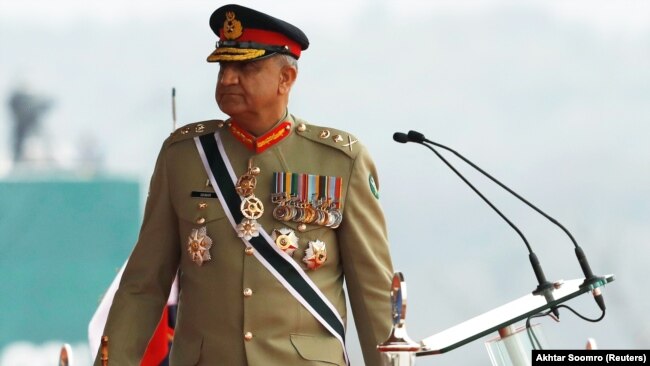 Pakistani Army Chief of Staff General Qamar Javed Bajwa. (file photo)