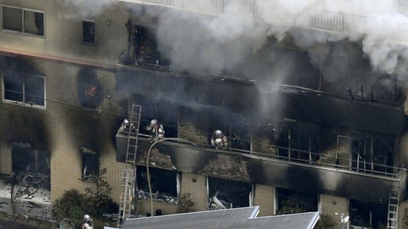 شمار کشته‌ها در آتش‌سوزی عمدی در استودیوی انیمیشن ژاپن به ۳۳ نفر رسید
