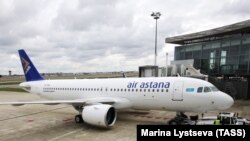 Самолёт казахстанской авиакомпании Air Astana