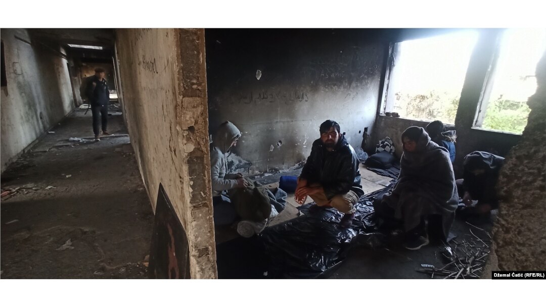 Many migrants in Bosnia have been living rough rather than in reception camps. (file photo)
