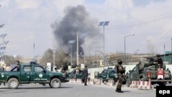 Sardar Mohammad Daud Han keselhanasynyň golaýynda howpsuzlyk güýçleri sebite gözegçilik edýär. 8-nji mart, 2017 ý. Kabul