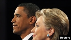 Barack Obama dhe Hillary Clinton