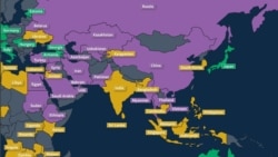 Freedom House təşkilatının İnternet Azadlığı xəritəsi