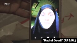 Жительница Душанбе Зухро Хужаева, присоединившаяся к запрещенной террористической организации «Исламское государство».