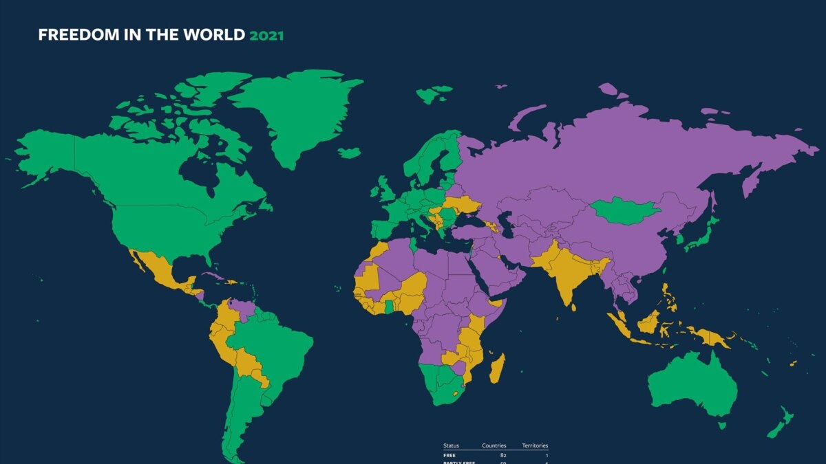 Freedom House заявила о рекордном росте числа 