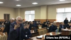 Встреча активистов с должностными лицами по обсуждению тарифов. Шымкент, 22 января 2020 года.