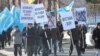 Акцыя супраць дзейнасьці Мэджлісу крымскіх татараў у Сімферопалі
