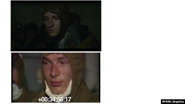 Порівняльна таблиця планів серілу «Чорнобиль» та докфільму «Чорнобиль.Два кольори часу»