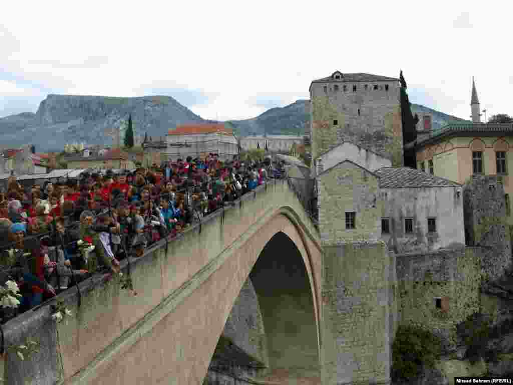 Obilježavanje 20. godišnjice rušenja Starog mosta, Mostar, 9.11.2013.