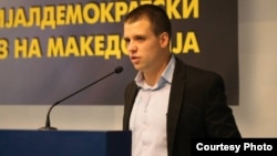 Стефан Богоев, претседател на социјалдемократската младина.