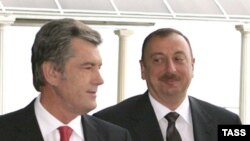 Viktor Yushchenko və İlham Əliyev - 2008