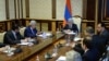 Armenia -- President Serzh Sarkisian meets with members of a commission on constitutional reform, 24Jun2014