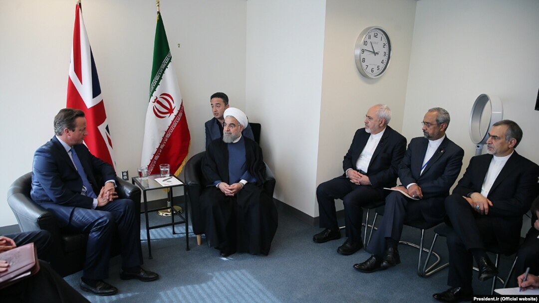 دیدار حسن روحانی با دیوید کامرون، پیش از ظهر روز دوشنبه در نیویورک صورت گرفته بود