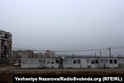 Модульне містечко для переселенців у Запоріжжі