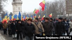 Moldova - antigouvernental protests, Chisinau