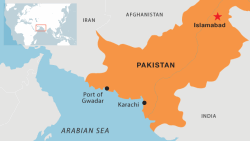 Pakistan Map Port of Gwadar