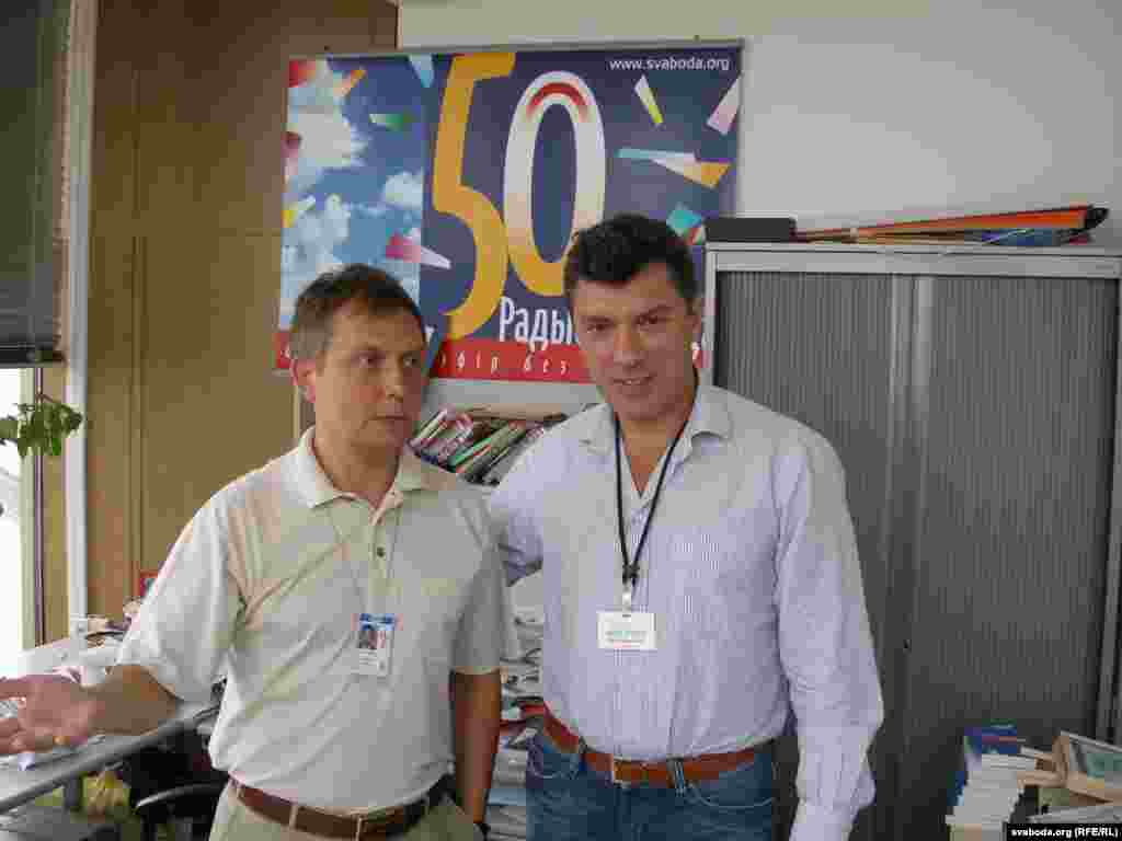 Аляксандар Лукашук і Барыс Нямцоў, 2007