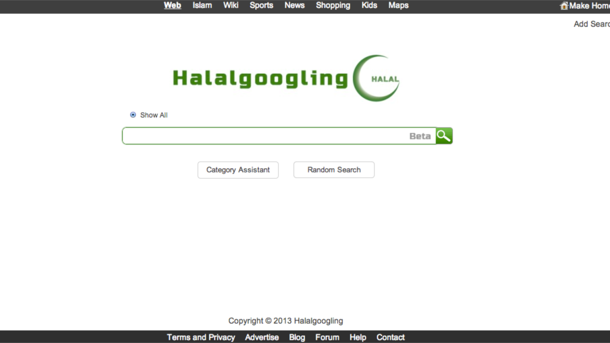 Web show. Halalgoogling.