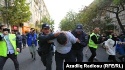 Ադրբեջան - Ոստիկանները ցրում են բողոքի ցույցը Բաքվում, արխիվ
