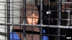 Саджида аль-Ришави, заключенная иорданской тюрьмы, обвиняемая в причастности к серии взрывов в Аммане.