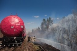 Гасіння лісової пожежі. Житомирщина. 18 квітня 2020 року