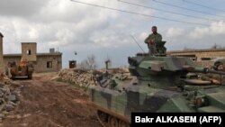 Ankara says Turkish troops and allied Syrian rebels have captured "areas of critical importance" in the Afrin region. (file photo)