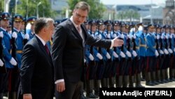 Унгарскиот претседател Виктор Орбан во посета на Србија.