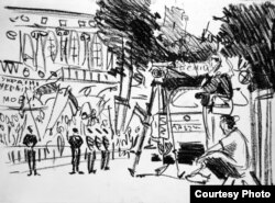 Замальовка з протесту (автор Лідія Мороз)
