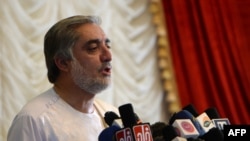 Afghan presidential candidate Abdullah Abdullah has said his campaign had evidence of fraudulent voting that could "significantly impact the final results."