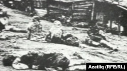 Орынбордағы 1920 жылдардағы аштық кезінде қырылған адамдар.