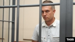 Dmitry Dovgy in court in August 2008
