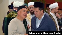 Президент Татарстана Рустам Минниханов и мэр Казани Ильсур Метшин