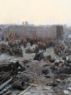Фрагмент панорамної картини Франца Рубо «Оборона Севастополя» (1904)